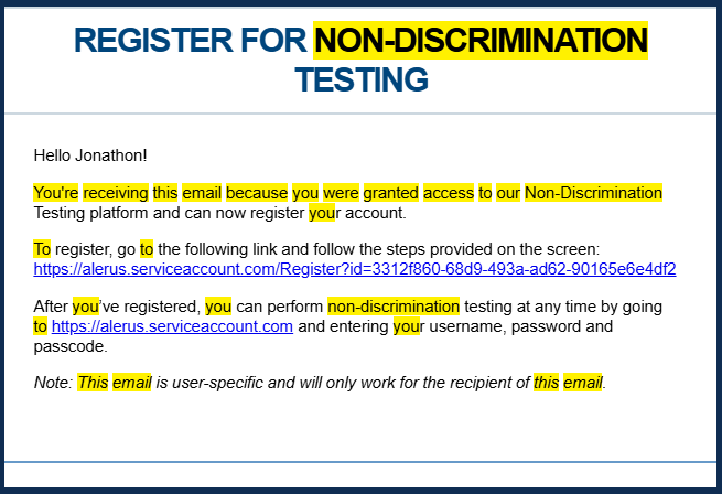 Nondiscrimination Testing - Alerus Resource Center
